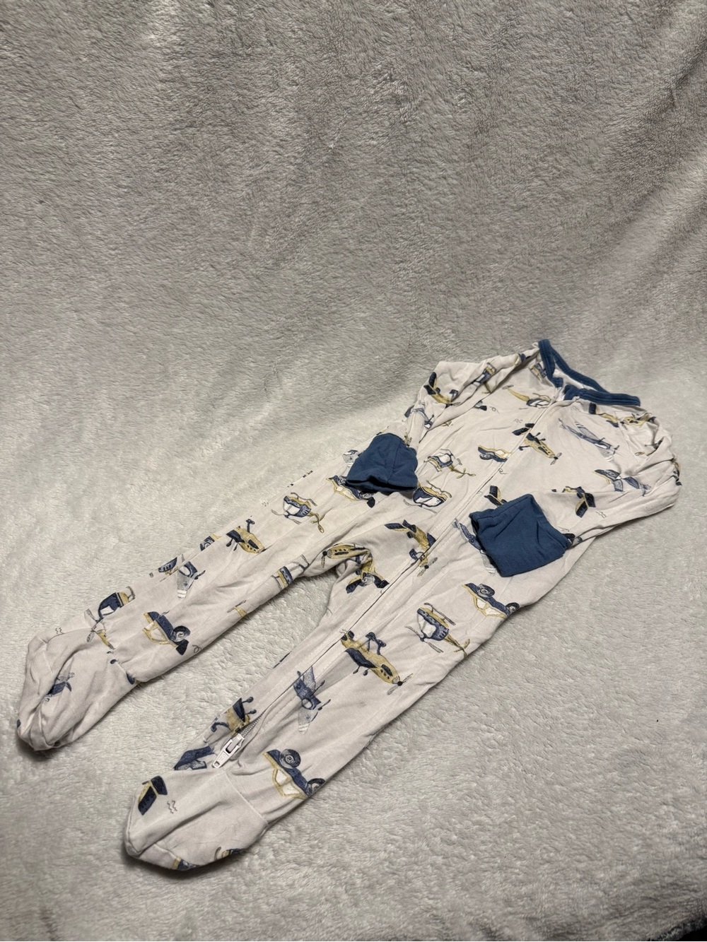 Little Stitch Bamboo Airplane Sleeper
